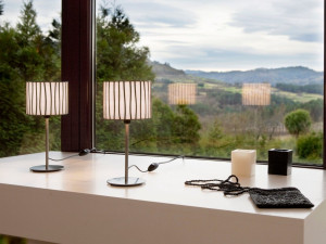 Стеклянная светодиодная настольная лампа