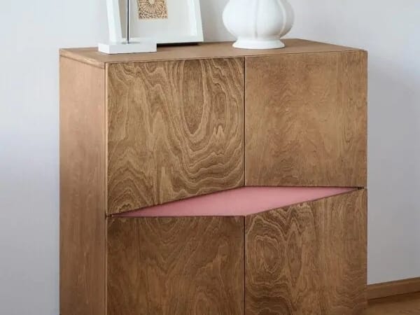 Березовый шкаф с распашными дверцами Radis LOXI ARCH-00024880 - Вид №3