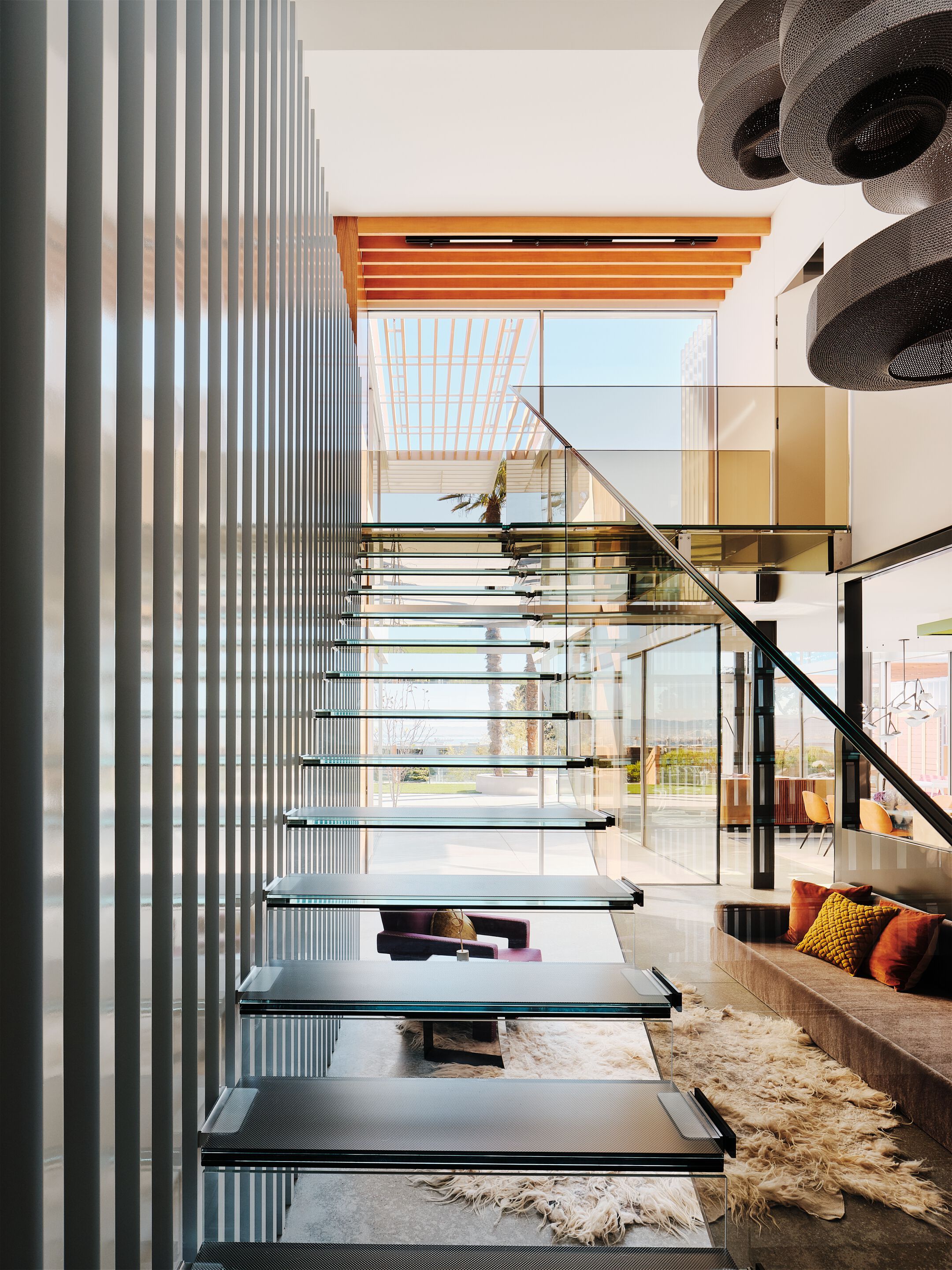 Прямая лестница из стекла Siller Treppen Mistral ARCH-00094722 - Вид №2