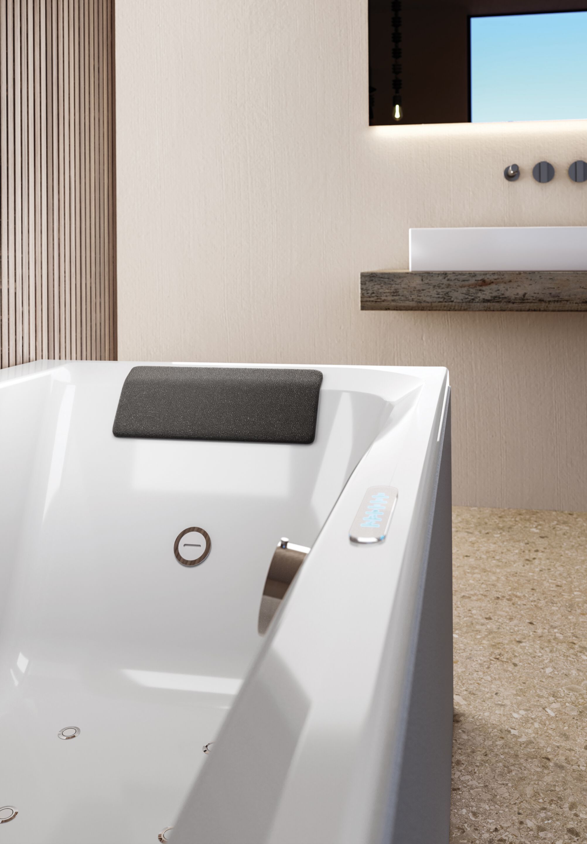 Прямоугольная ванна с гидромассажем Kinedo Saphir ARCH-00104493 - Вид №3