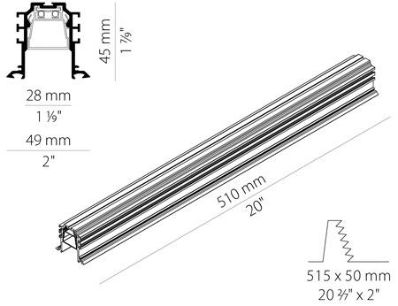 PANZERI Линейный световой профиль для светодиодных модулей Bronx sun-id-1480182 - Вид №2