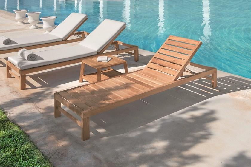 Ethimo Садовый лежак на колесиках Sand Sdle0100 - Вид №4