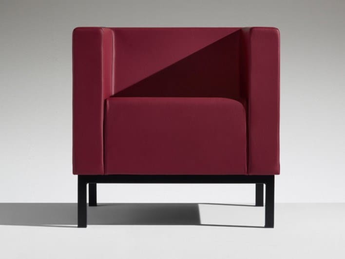 Кожаное кресло с подлокотниками LAMM ARCH-00151653 - Вид №1