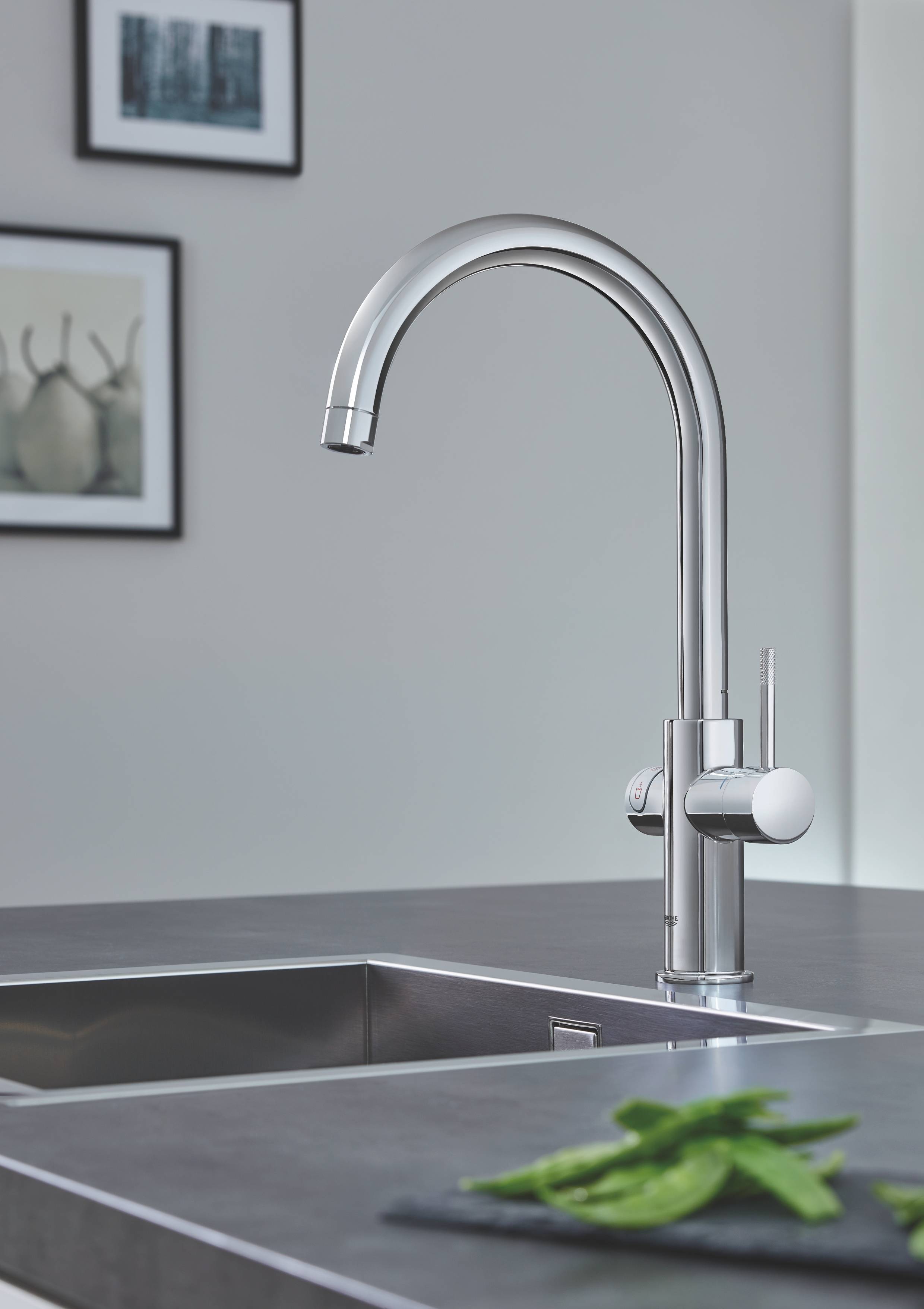 Комплект со смесителем для кухни GROHE Red Duo New, бойлер L-size, хром (30079001) - Вид №10