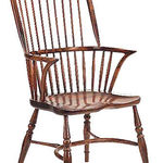 G121 Виндзорское кресло с высокой спинкой ijlbrown  - Вид №2