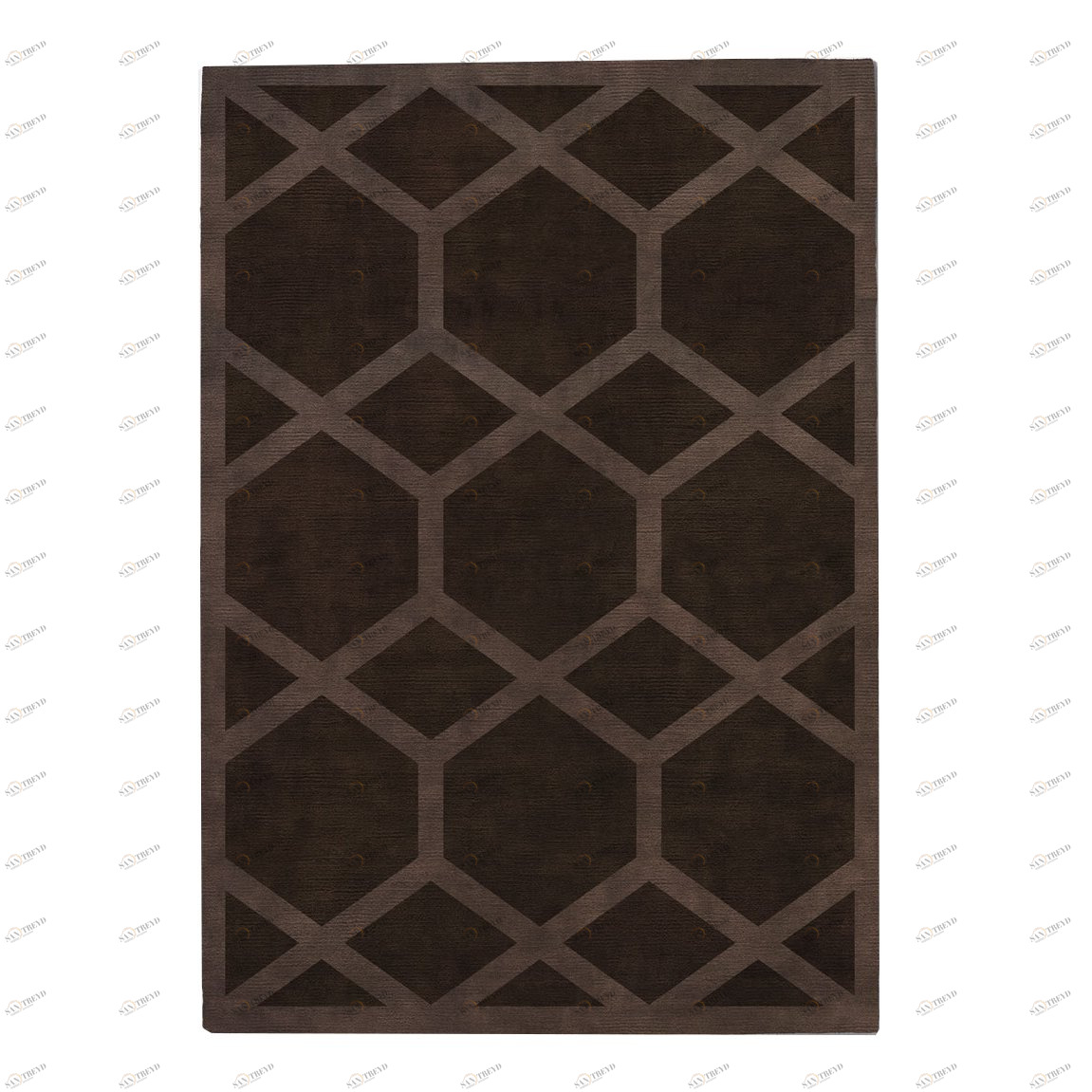 Ковер Ashton Cocoa Coffe 200x290 коричневый RUGBERRY ДИЗАЙНЕРСКИЕ, AHSTON 326037 Коричневый 