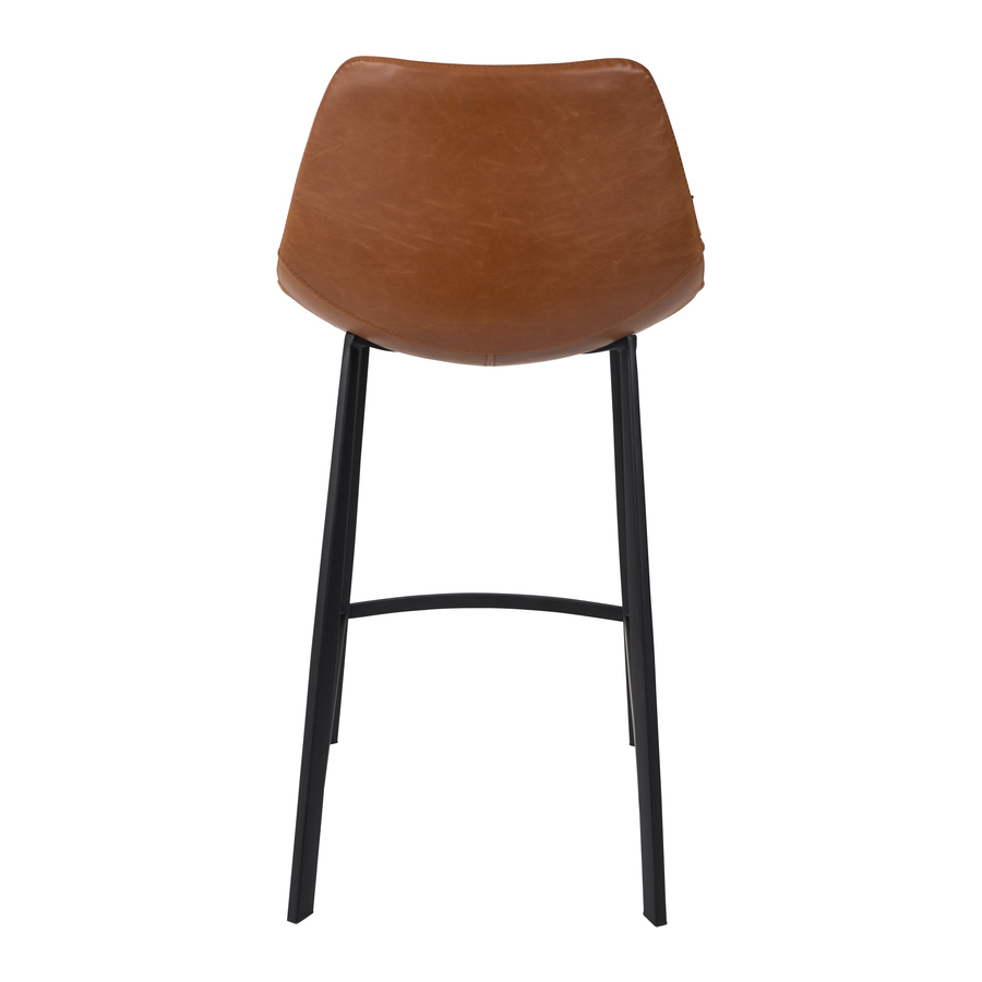 Стул высокий Franky коричневый Dutchbone 1500042 - Вид №5