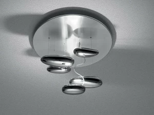 Artemide Потолочный светильник отраженного света из нержавеющей стали Mercury mini 1476110a