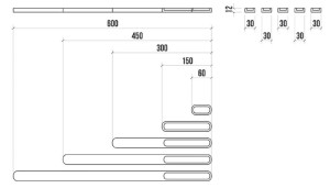 Утопленная мебельная ручка Corian®