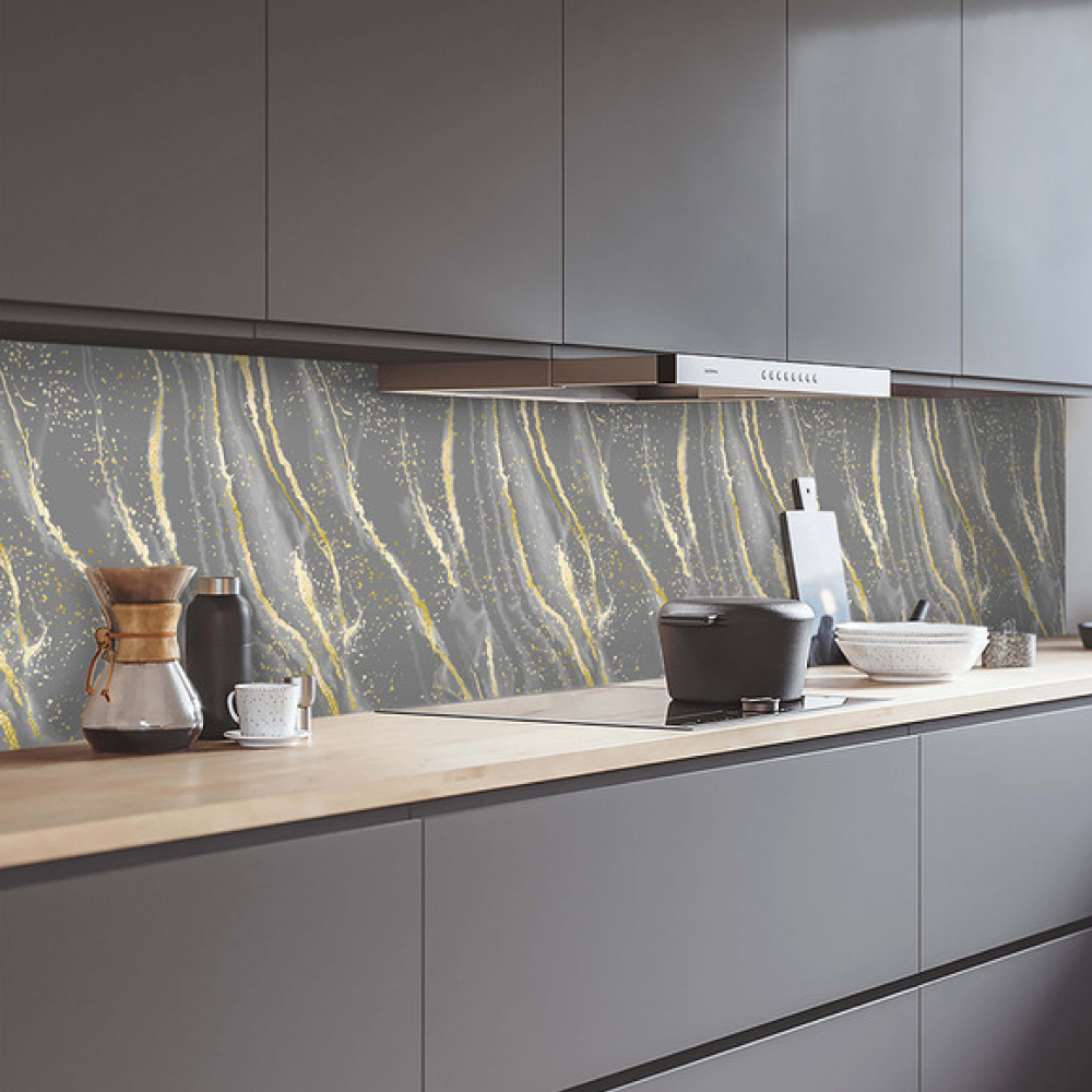 Кухонный фартук АБС Stella Light Порто Венере 600*3000*0,75мм STSR-1001 - Вид №1