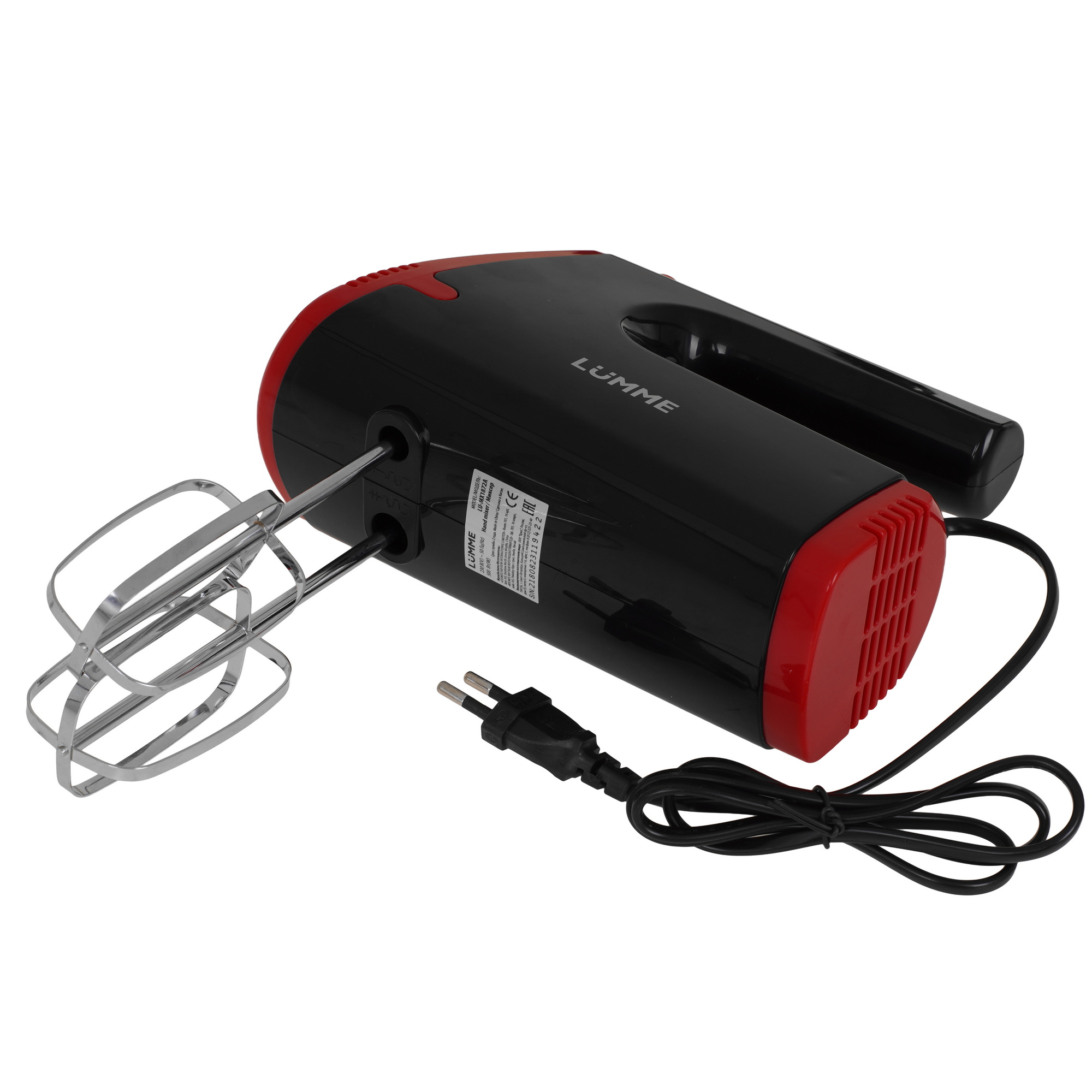 9058467 Миксер Lumme LU-MX1872A красный STDN-0085299 - Вид №4