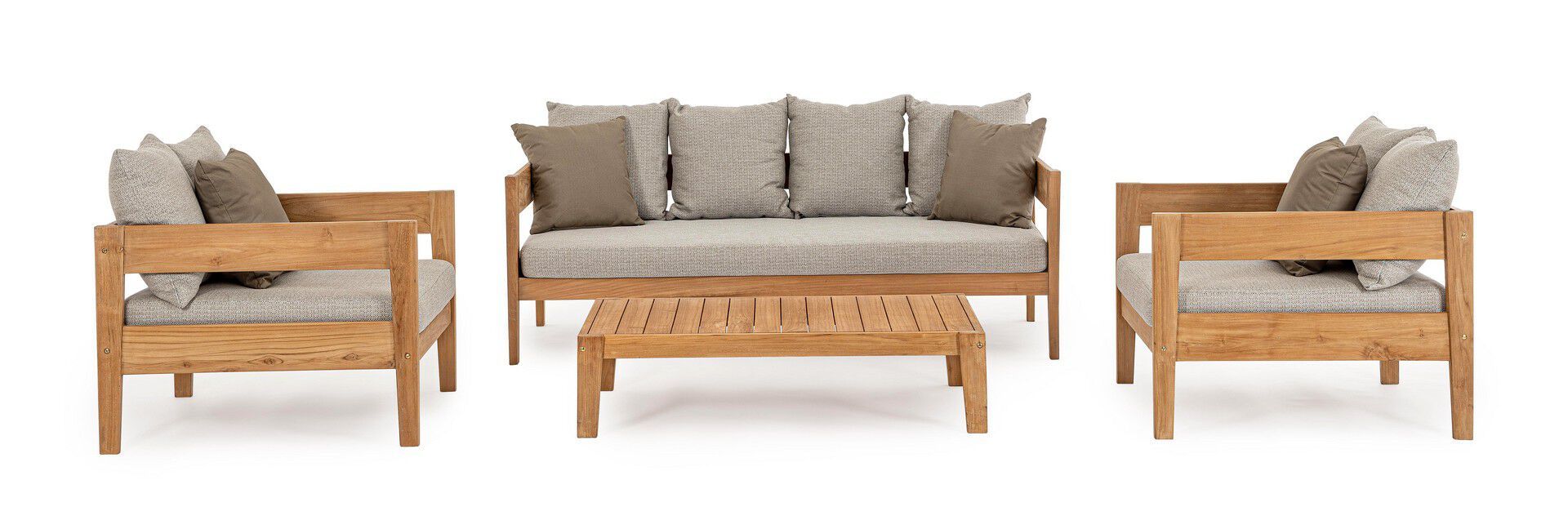 Съемное тканевое садовое кресло с подлокотниками BIZZOTTO KOBO ARCH-00048672 - Вид №9