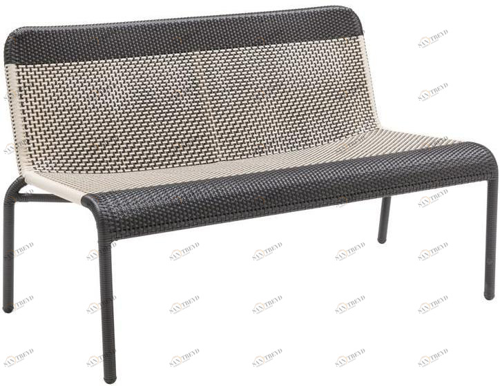 Садовая скамейка со спинкой Tobago 440-2bw Santreyd