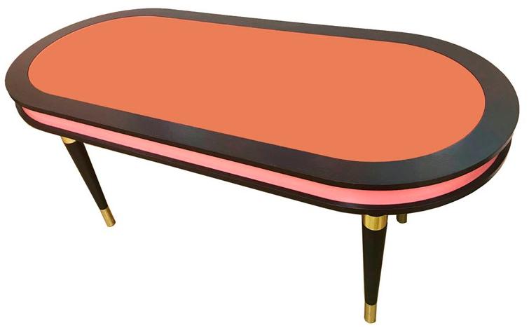 Moanne Овальный лакированный обеденный стол из массива дерева sun-id-1383195 - Вид №4