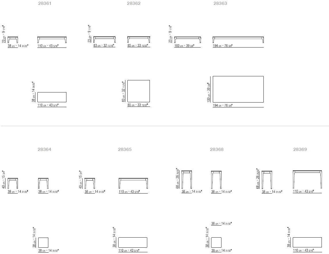 Flexform Низкий мраморный журнальный столик Pico sun-id-1362567 - Вид №1
