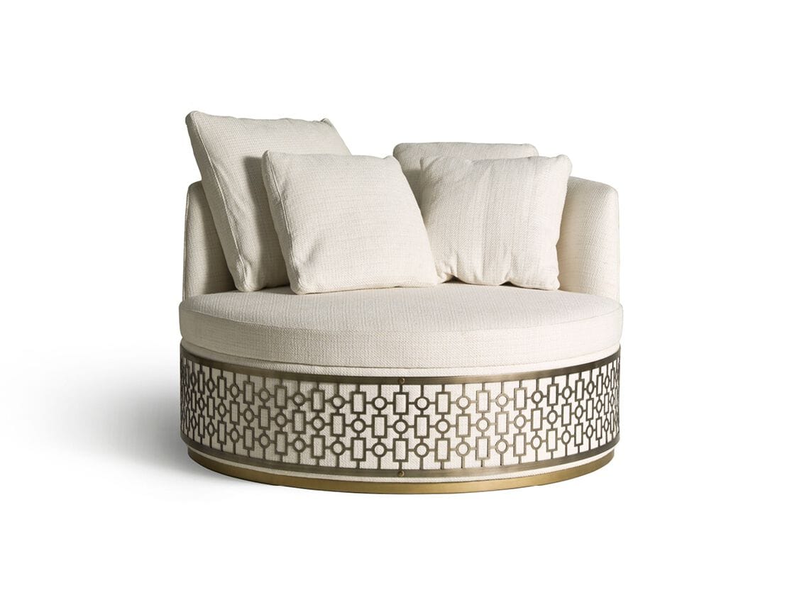 Круглый мягкий диван ANGELO CAPPELLINI New Classic Interiors ARCH-00109950