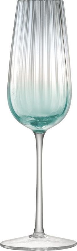 10656192 LSA International Набор бокалов для шампанского LSA International, "Dusk", 250мл, зелёный-серый, 2шт. Стекло