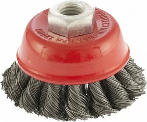 Щетка для УШМ по металлу жесткая D 75 мм Креост