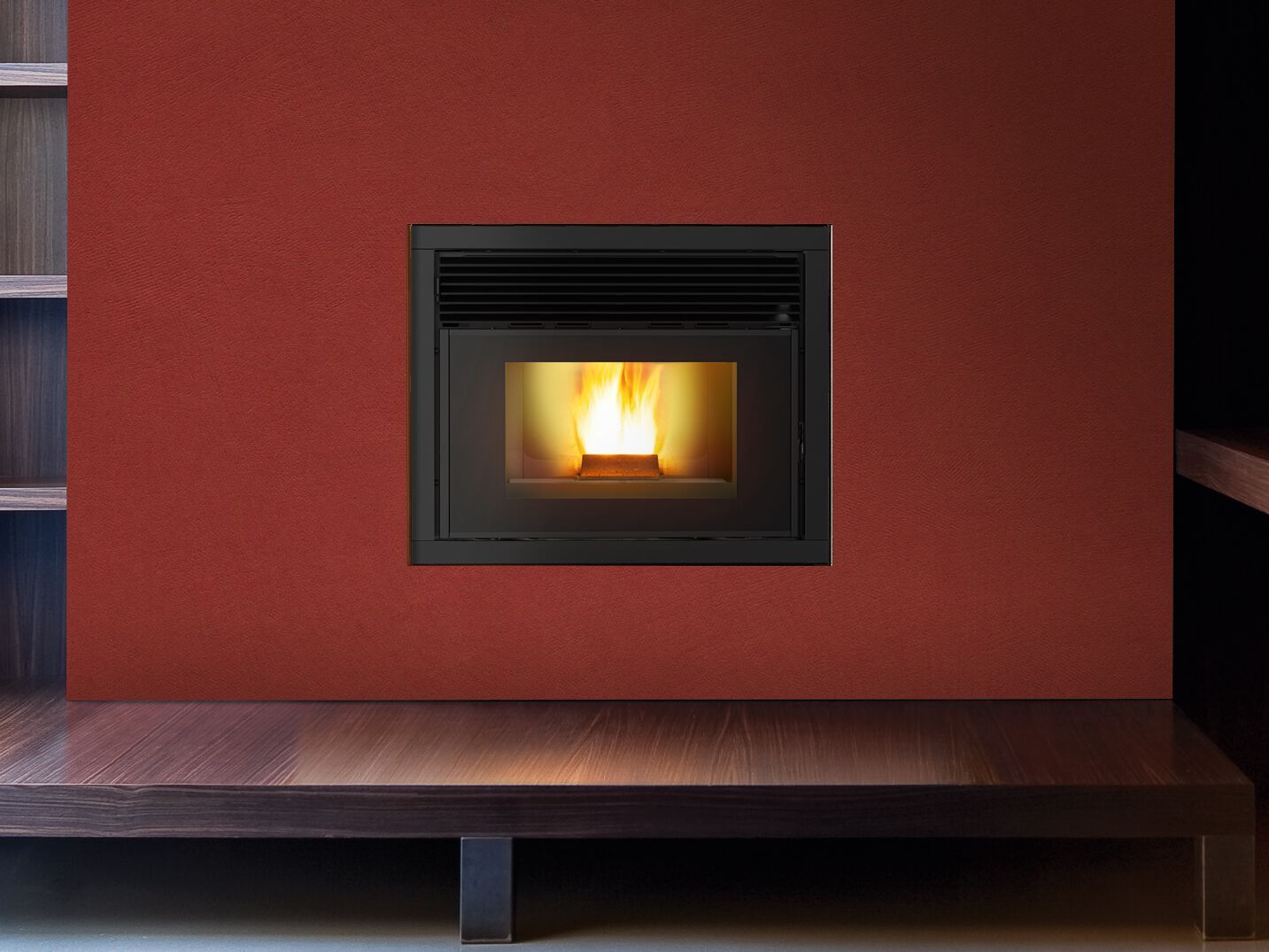 Вставка для камина на пеллетах MCZ QBOX 70 ARCH-00105193