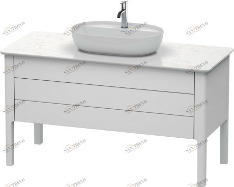 Тумбочка для консоли напольная Luv #LU9566 1338 x 570 мм Duravit LU956603636