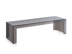 Низкий прямоугольный журнальный столик из ПММА