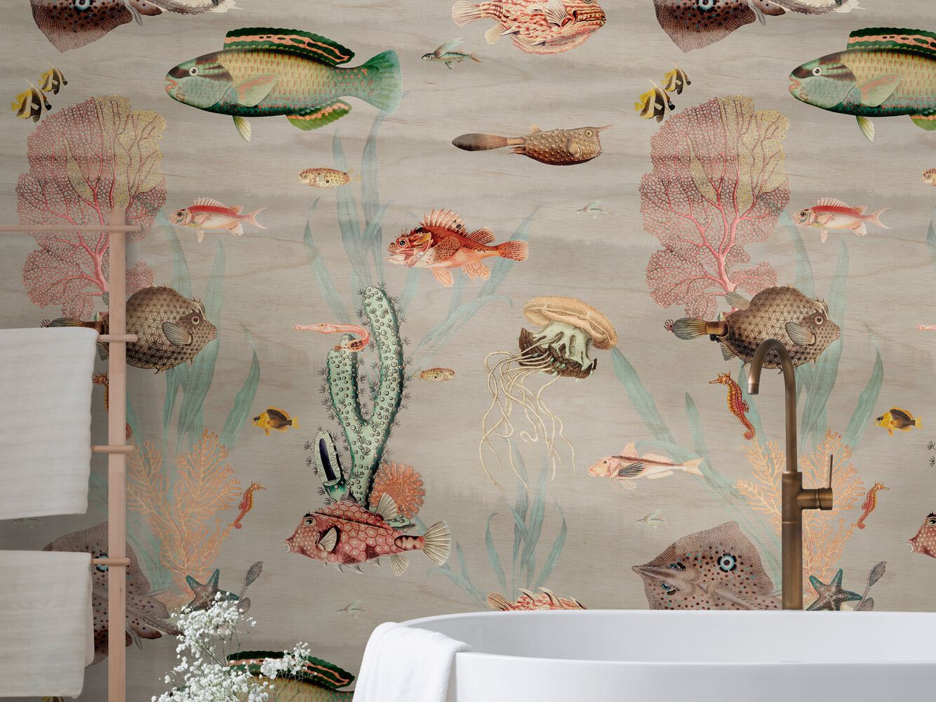 Нетканые обои с животными Architects Paper The Wall III ARCH-00078105