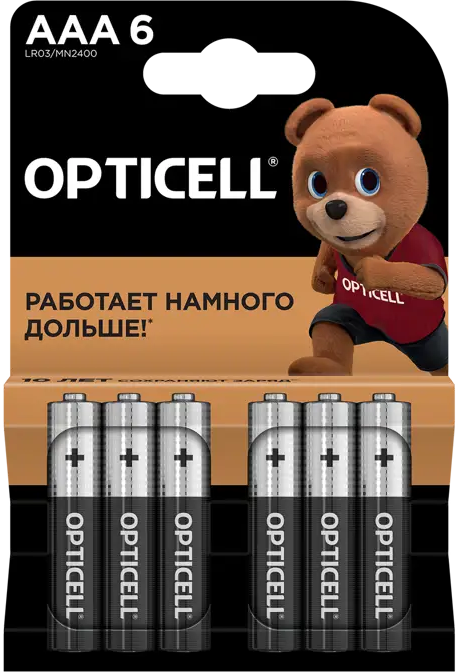 Алкалиновые батарейки Santreyd Opticell Basic AAA 6 шт — надежное питание для техники 89361707