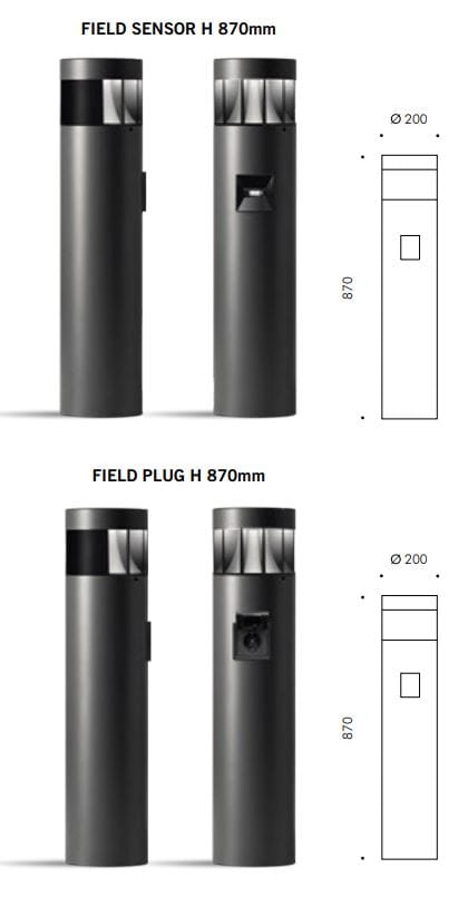 Алюминиевый светодиодный световой столб SIMES Field ARCH-00023214 - Вид №11