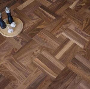 Модульный паркет Coswick Тауэр Американский Орех американский Селект (Гладкая) 431х431 мм.