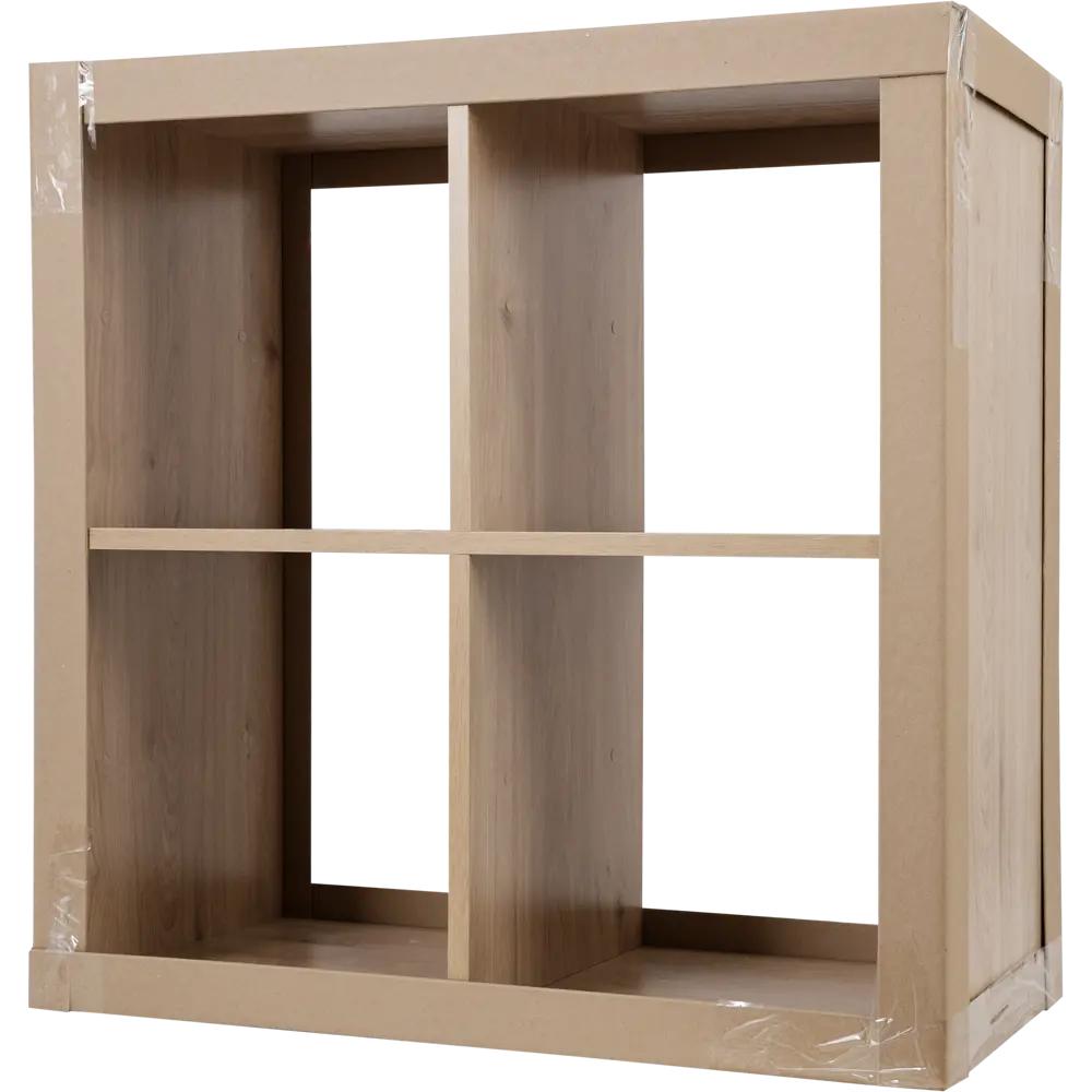 Стеллаж SPACEO KUB 2x2К, 70х70х31,7 см, цвет дуб 82037479 STLM-2122011  - Вид №4