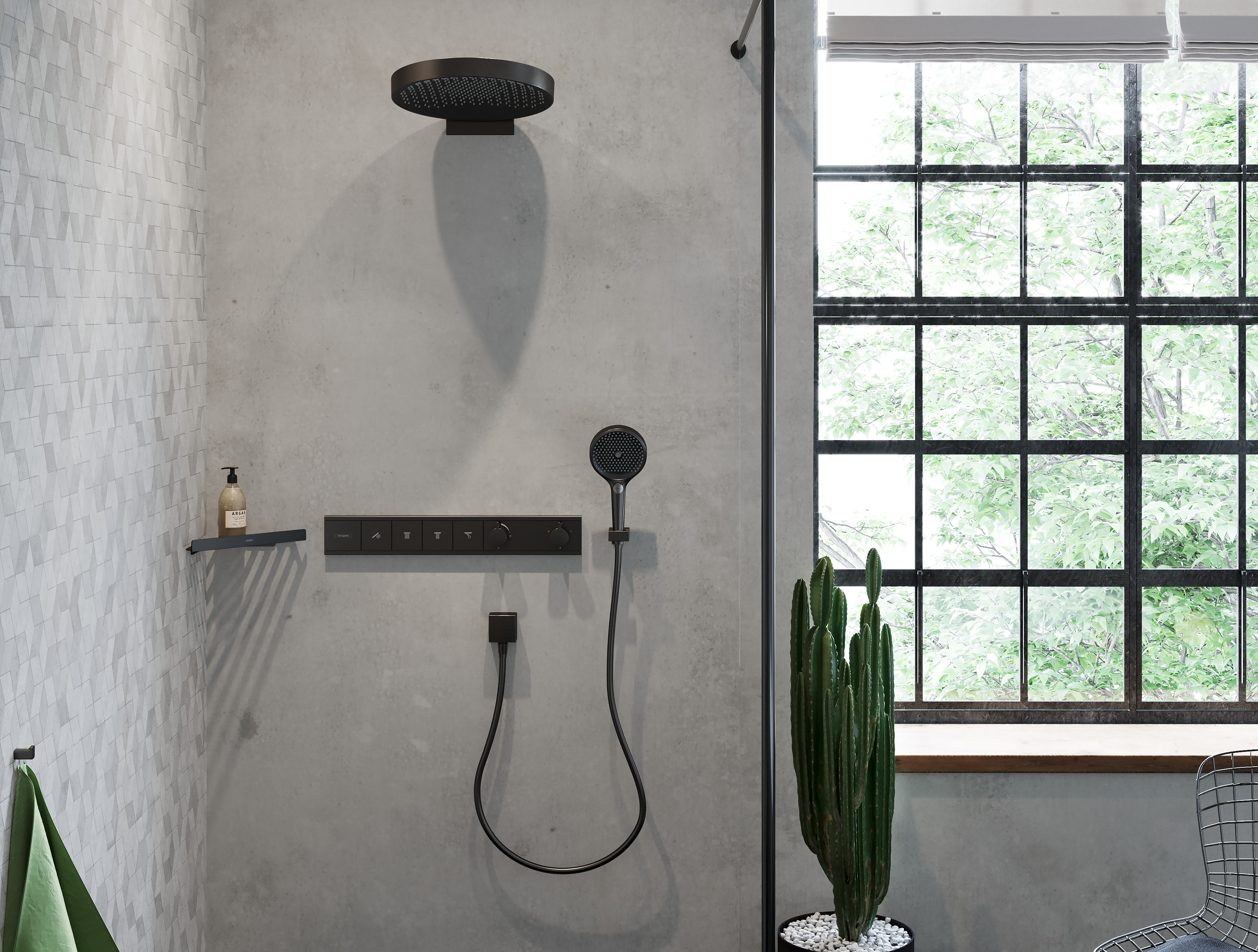 26865140 Rainfinity Ручной душ 130 3jet EcoSmart Hansgrohe  - Вид №1