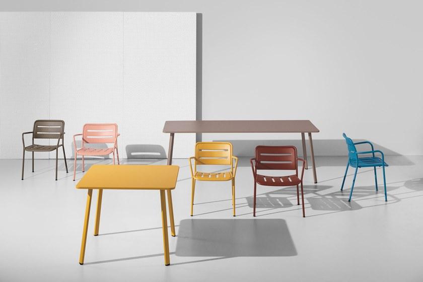 Kettal Прямоугольный алюминиевый садовый стол Village #56491 - Вид №3