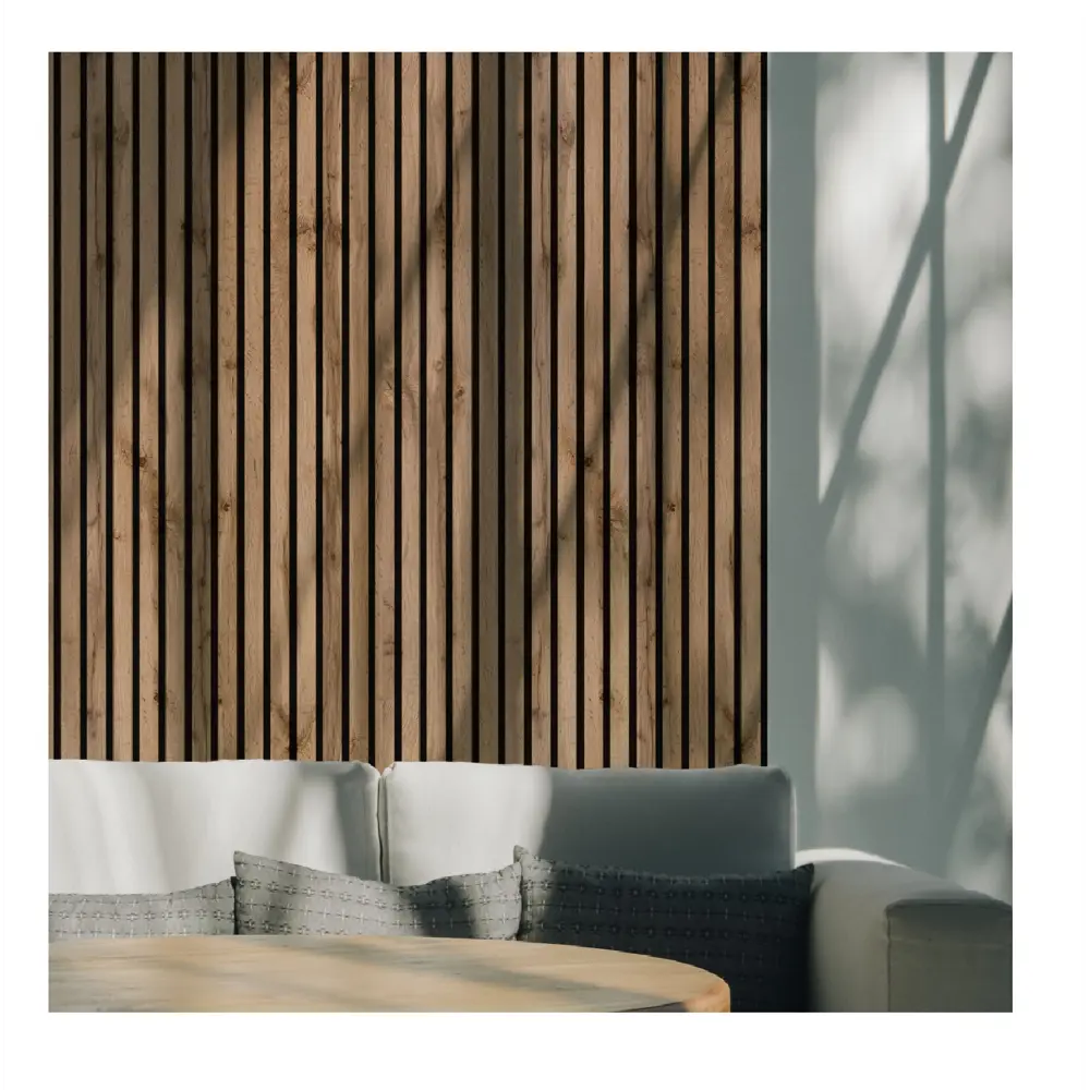 Панель акустическая 3D МДФ Stella пекан 0.9x60x278 см STLM-2038353 - Вид №5