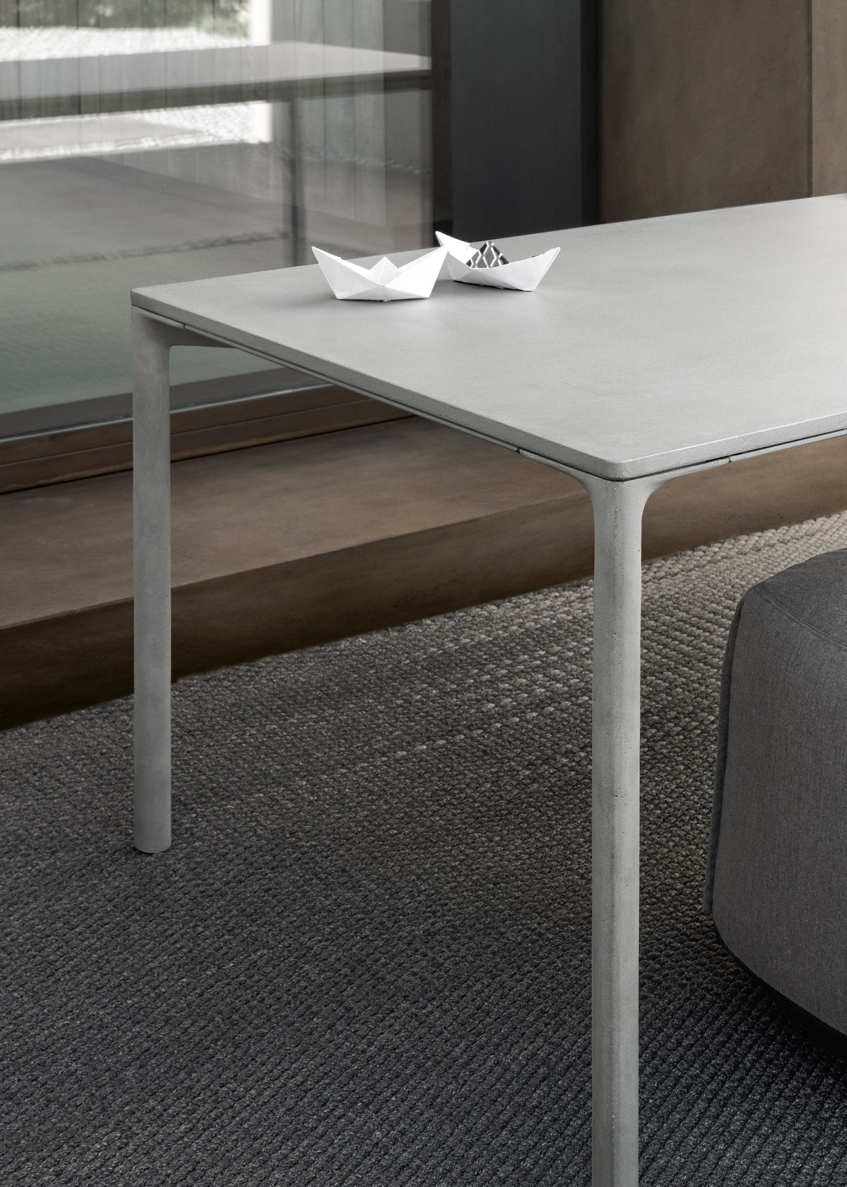 Прямоугольный бетонный стол Kristalia затирка ARCH-00104754 - Вид №9