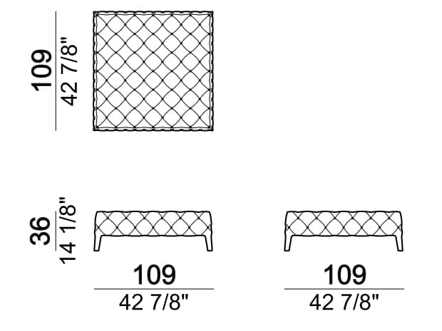 Кожаный диван capitonné Arketipo ARCH-00083049 - Вид №9