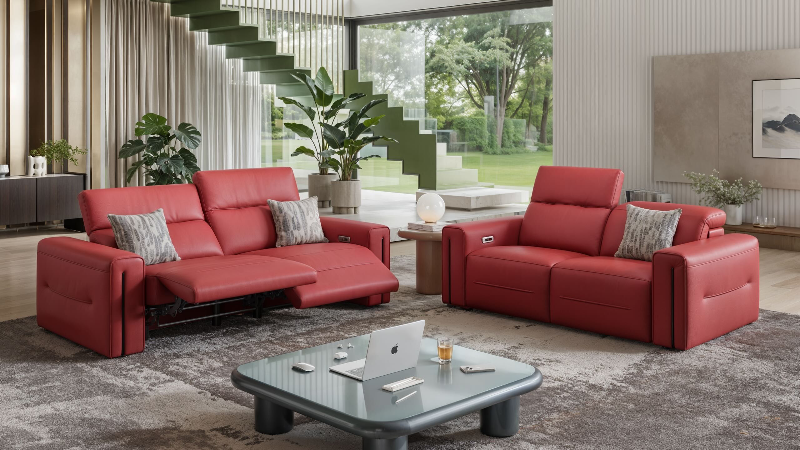 2-местный кожаный диван Sofanella Канны ARCH-00110266 - Вид №1