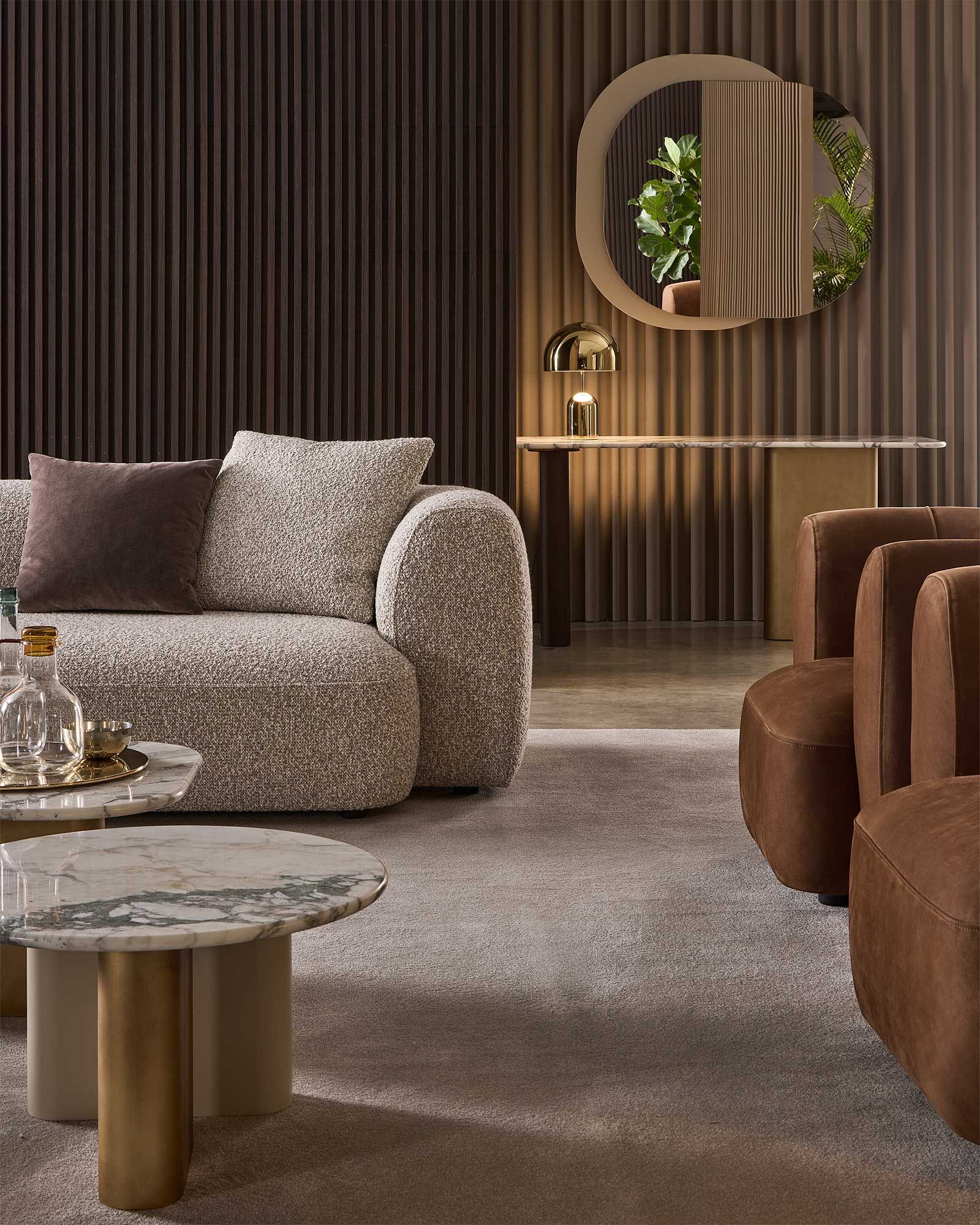 3-местный кожаный диван Marelli Milo ARCH-00056937 - Вид №7