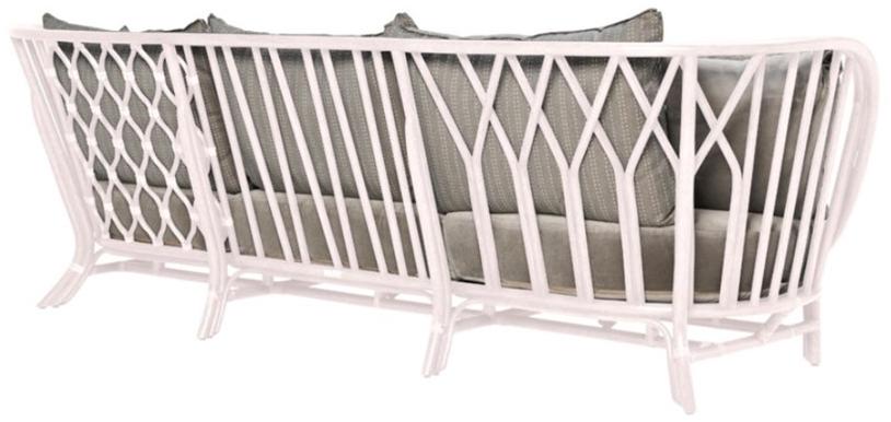 JANUS et Cie 3-х местный диван из ротанга Kyoto sun-id-1500184 - Вид №2