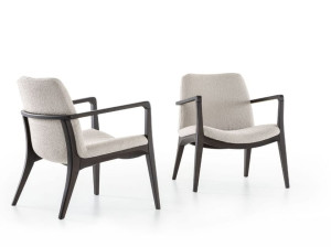 Кресло с подлокотниками с мягким сиденьем