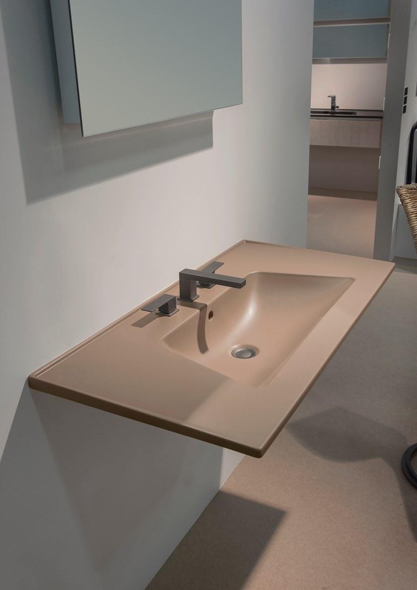 Подвесная раковина настенная овальная Ceramica Flaminia Bloom белая sun-id-1461661 - Вид №8