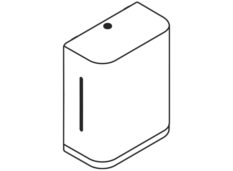 477.06.60198 диспенсер для бумажных полотенец HEWI Neuheiten SAN  - Вид №21
