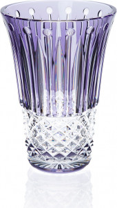 10614110 St. Louis Ваза St. Louis "Томиссимо" 28см (фиолетовая) Хрусталь