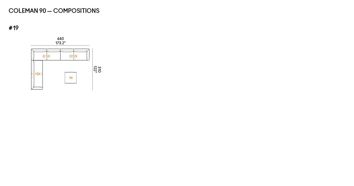 Sectional sofa Casamania & Horm Coleman ARCH-00132596 - Вид №9