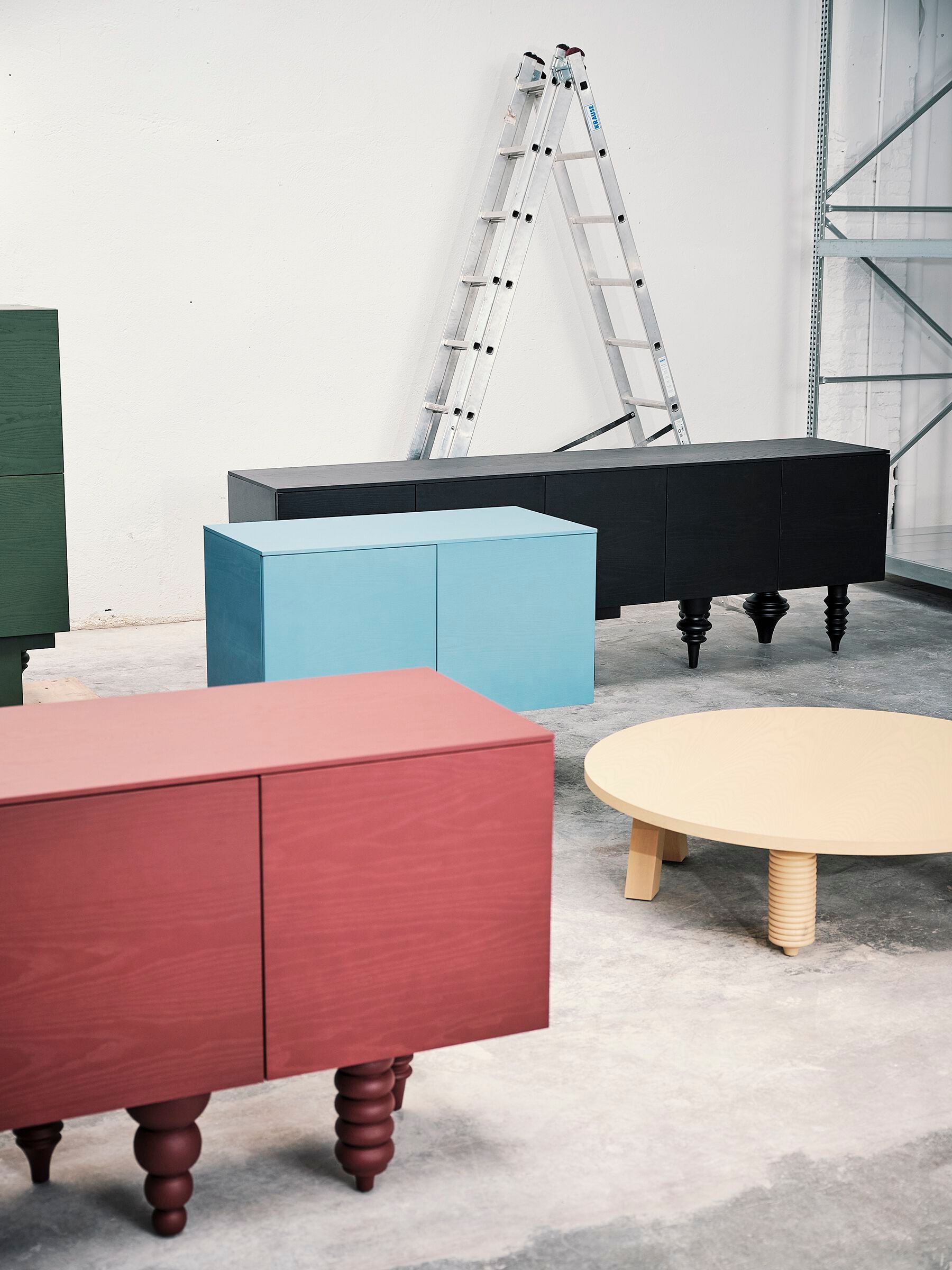 Прямоугольный журнальный столик из МДФ для гостиной BD Barcelona Multileg ARCH-00125488 - Вид №9