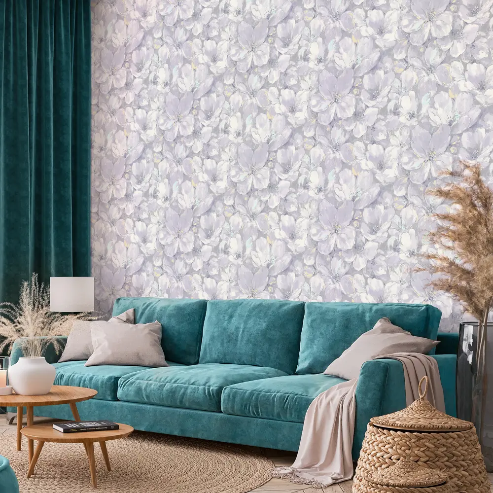 Обои флизелиновые Аспект Ру Виола фиолетовые 1.06 м 70431-64 STLM-2033426 - Вид №3