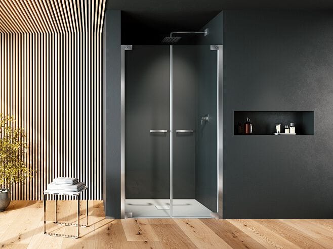 Стеклянная ниша душевая кабина с распашной дверью Provex Industrie E-Lite ARCH-00050870