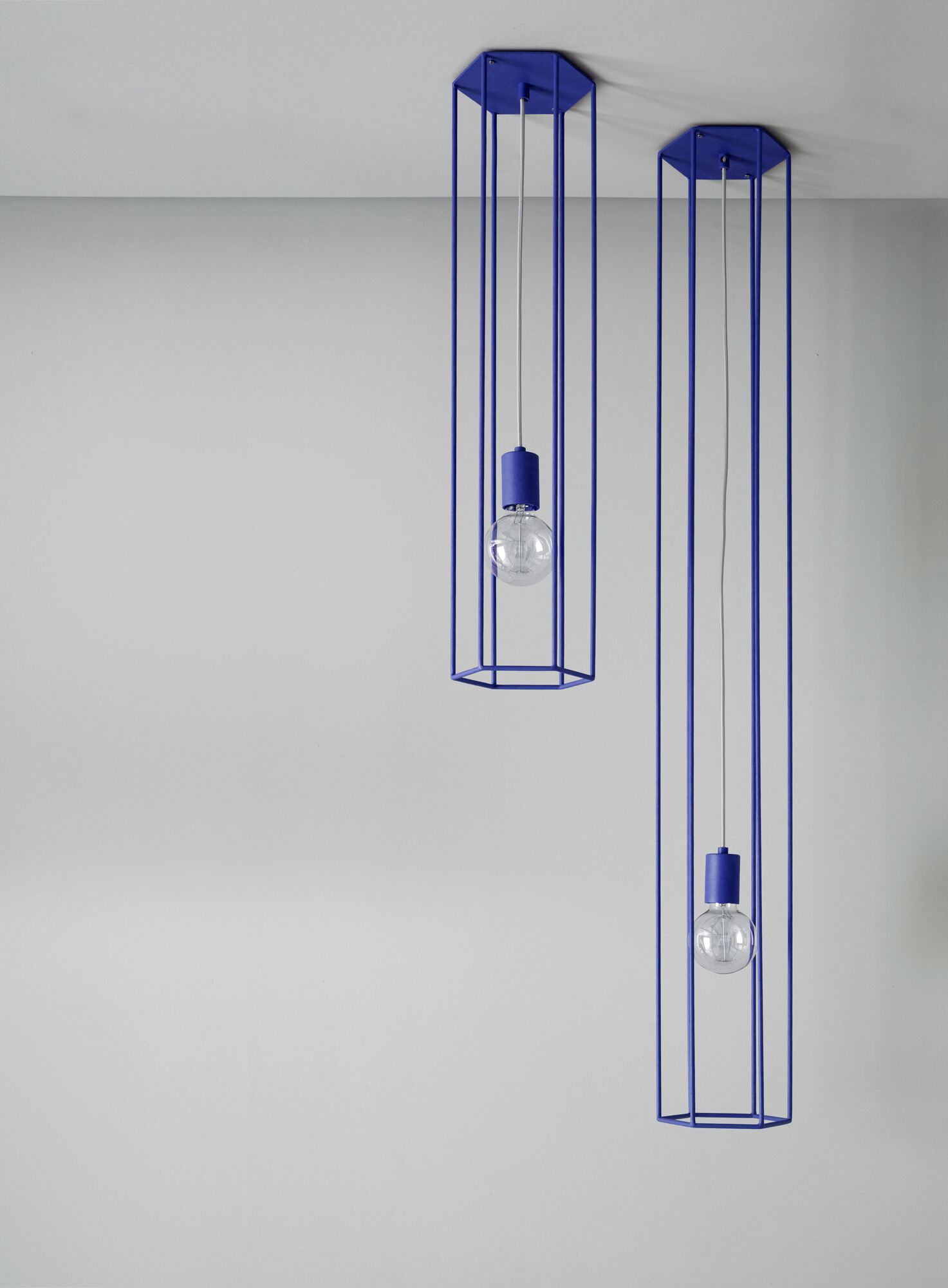 Порошковое покрытие стальной подвесной светильник +kouple LINES HEX ARCH-00018713