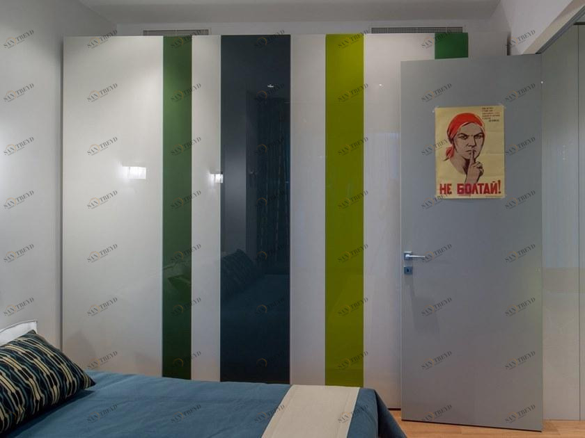 BARAUSSE Цветная лакированная настенная дверь sun-id-1412954