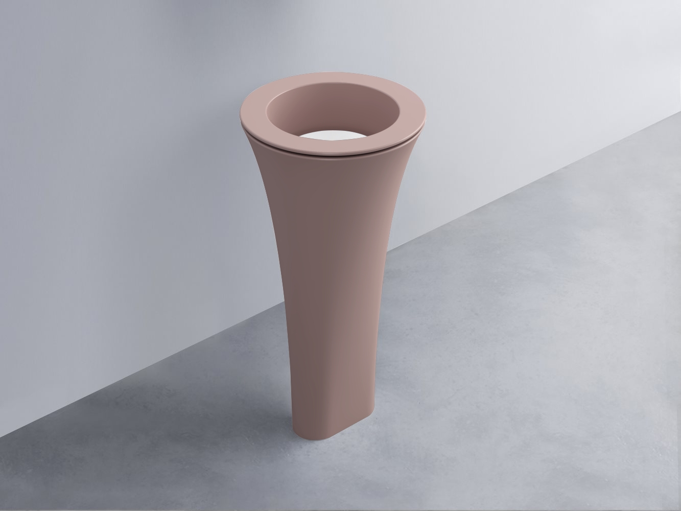AMLA45-CP+AMPILT-BL+AMCOLT-CP Раковина Amedeo Tondo отдельностоящая cielo Enjoy + Amedeo Ceramica Cielo