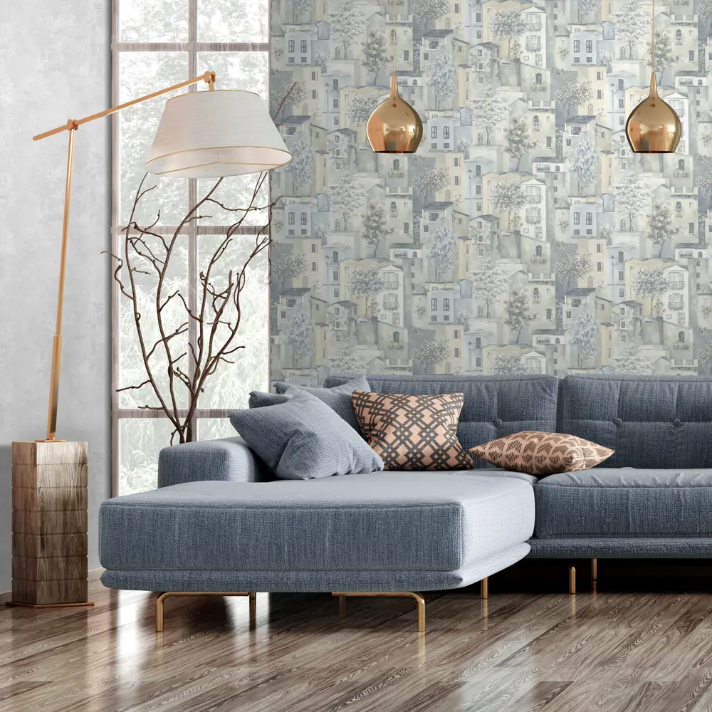 Обои флизелиновые Profi Deco серые 1.06 м ЭР60371-03 83591949 STLM-2021044 Erismann - Вид №3